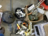 Boxes of Misc, Shop, Pipe Clamp, Coleman Lantern