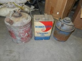 Vintage Gas Cans, Minnesota Linseed Oil Can