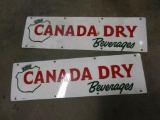 (2) Canada Dry Beverage Signs 7