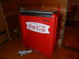 10 cent Coca Cola Cooler, Glasco Mfg, 32 long x 19 deep x 39 high