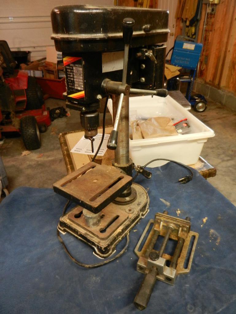 Menards Bench Top Drill Press w case Proxibid