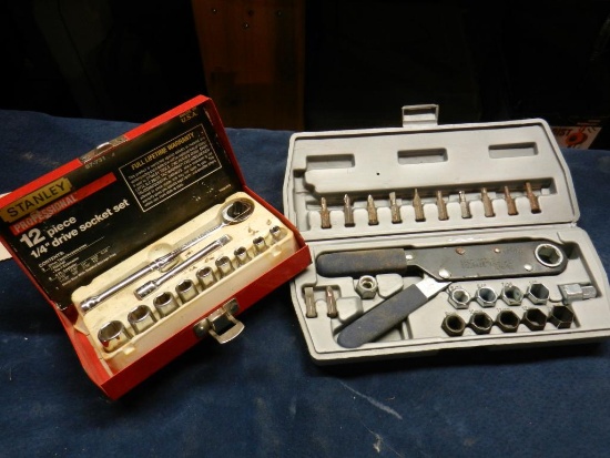 Socket Sets (2) Stanley, Spec Tools