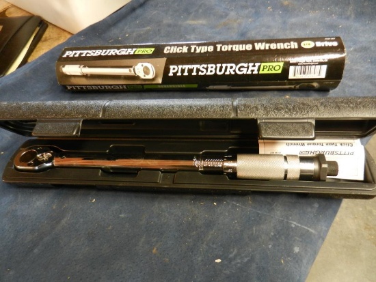 Pittsburgh Torque Wrench 3/8" drive NIB