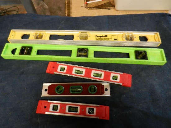 Levels (2) 24" (3) Torpedo