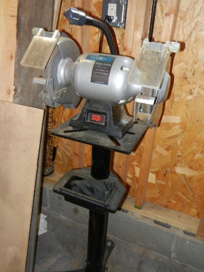 Wilton 8" Bench Grinder, Double Wheel w/stand