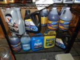 Anti-Freeze, Oil, Window Washer Fluid gallons