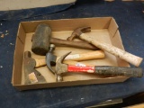 Hammers (3), Hatchet, Rubber Mallet