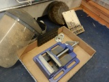 Drill Press Vise, Wire & Grinding Wheels etc.