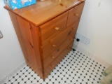 4 Drawer Chest Pine w/contents