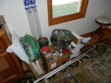 Compound Bow w/Target Bow, Camo Bags, Weights, Led Bulbs & Misc.