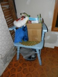 Blue Chair w/contents