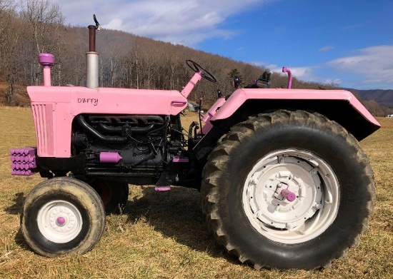 Case pink and purple tractor, 6 cyl diesel