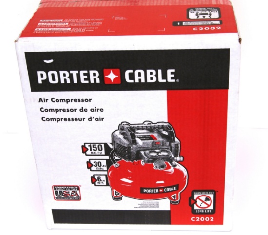 BRAND NEW PORTER CABLE AIR COMPRESSOR