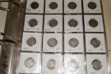 COIN BOOK WITH 8 V NICKELS, 28 BUFFALO NICKELS, & 62 OTHER NICKELS
