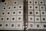 BOOK WITH 58 SILVER DIMES & 30 REGULAR DIMES