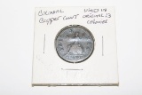 1749 COLONIAL COPPER COIN