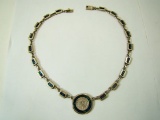 VINTAGE 1.52 OUNCE MEXICO STERLING SILVER NECKLACE