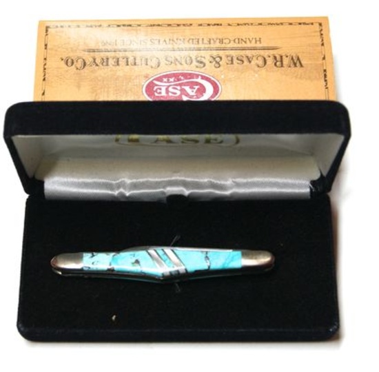 CASE XX EXOTIC TURQOUISE TUXEDO KNIFE