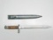 UNKNOWN MILITARY BAYONET