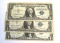 LOT OF 3 $1 SILVER CERTIFICATES