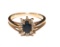 10K GOLD SAPPHIRE RING