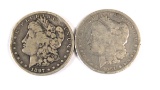 1881 & 1897-S MORGAN SILVER DOLLARS