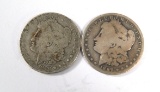 1897-O & 1880-O MORGAN SILVER DOLLARS