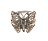 STERLING SILVER BUTTERFLY RING