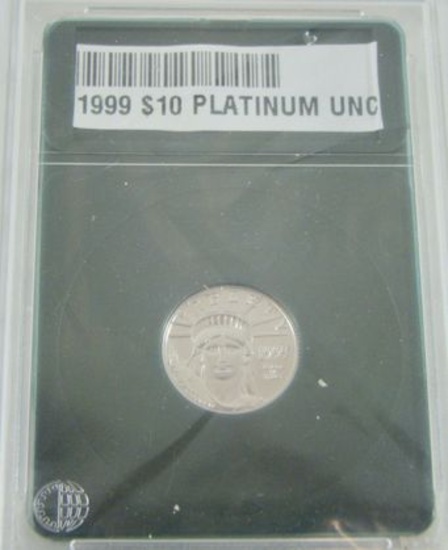 1999 UNC $10 U.S. LIBERTY PLATINUM COIN