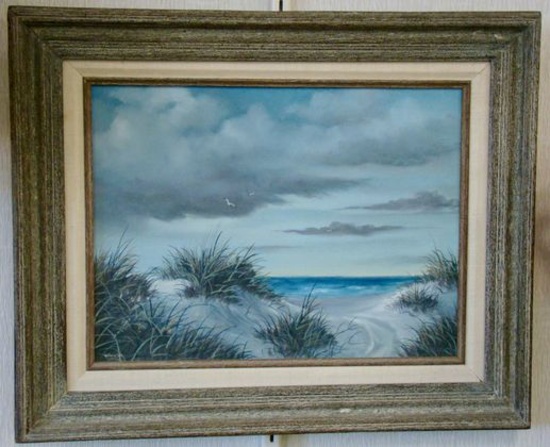 OIL PAINTING BY LISTED ARTIST WALTER G. TATE