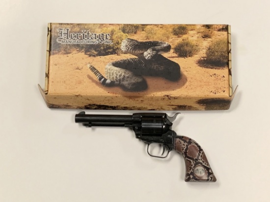 NEW IN BOX SNAKE SERIES HERITAGE ROUGH RIDER 22/22MAG