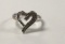 STERLING SILVER HEART RING