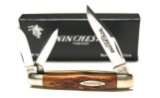1997 WINCHESTER MODEL 3971 BURNT ORANGE BONE KNIFE USA MADE