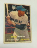 1957 ERNIE BANKS TOPPS #55 BASEBALL CARD