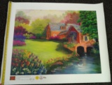 THE CANAL FARM BY JEANENE STEIN LIMITED EDITION CANVAS GICLEE