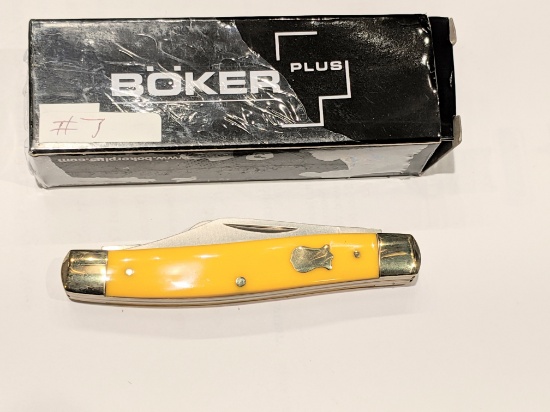 NEW 3 BLADE BOKER KNIFE