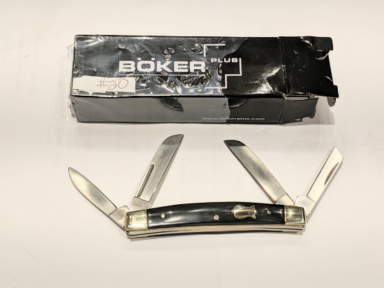 BOKER 440C 4 BLADE KNIFE NEW IN BOX