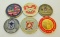 LOT OF 6 MILITARY CHALLENGE COINS
