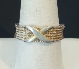 STERLING SILVER BAND WITH 