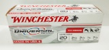 100 ROUNDS WINCHESTER 20 GA GAME & TARGET UNIVERSAL SHELLS