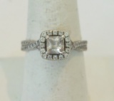 STERLING SILVER .925 ENGAGEMENT STYLE RING