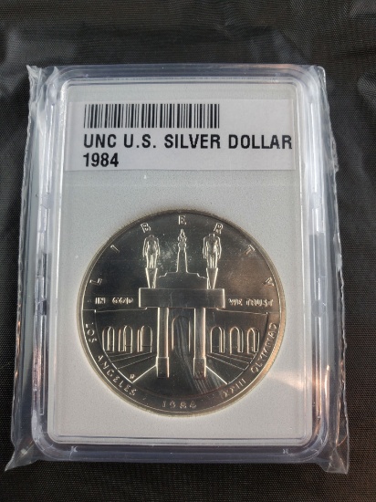 1984 LOS ANGELES OLYMPIC SILVER DOLLAR