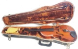 STUDENT VIOLIN IN CASE WITH 2 BOWS