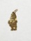 14K YELLOW GOLD WINNIE THE POOH NECKLACE CHARM