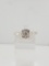 1/2 CT DIAMOND 14K WHITE GOLD RING