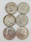 6- 40% SILVER KENNEDY HALF DOLLARS