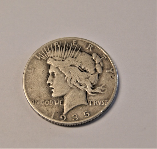 1935-S PEACE SILVER DOLLAR