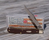 CASE XX BROWN SLIMLINE TRAPPER KNIFE NEW IN BOX