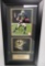 Mark Ingram Autographed 8x10 Framed With Mini Helmet And Plaque