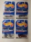 Lot Of 4 New In Package 1999 First Edition Hotwheels